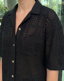 Textured Shirt – Black