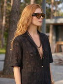 Textured Shirt – Black