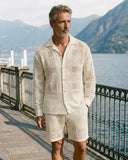 Textured Overshirt – Cream - FREISI
