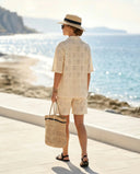 Textured Shirt – Cream - FREISI