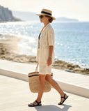 Textured Shirt – Cream - FREISI